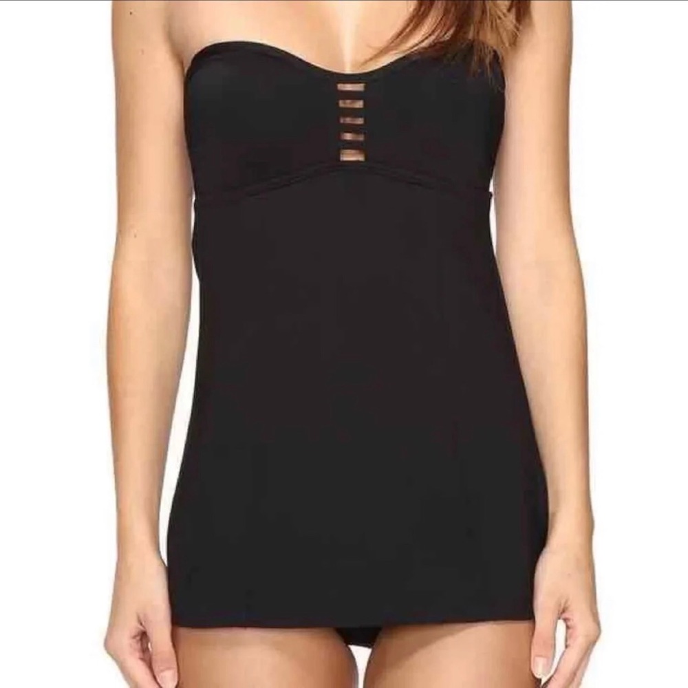 Jantzen Flirt Vixen One Piece Swimsuit Swim Dress